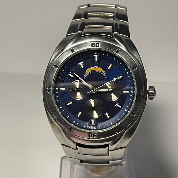 Los Angeles Chargers NFL Stainless-Steel Watch by Fossil NEW (RARE) - Picture 7 of 9